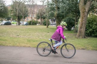 Girls on bicycles - cycling as a way to get around - Katie Noble