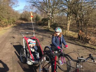 Girls on bicycles - riding all year round