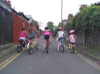 Girls on Bicycles