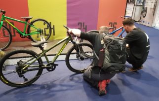 Closer look at the Vitus kids bikes at the London Bike Show