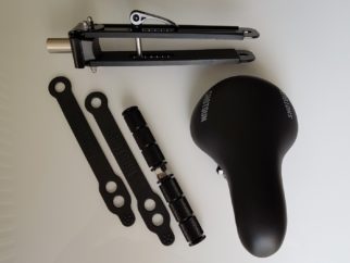 Shotgun front bike seat - components you get in the box