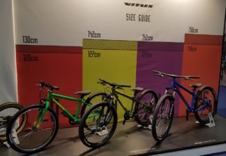 Vitus kids mountain bikes - the Nucleus range at the London Bike Show