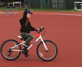 Go-Ride training session for a 4 year old