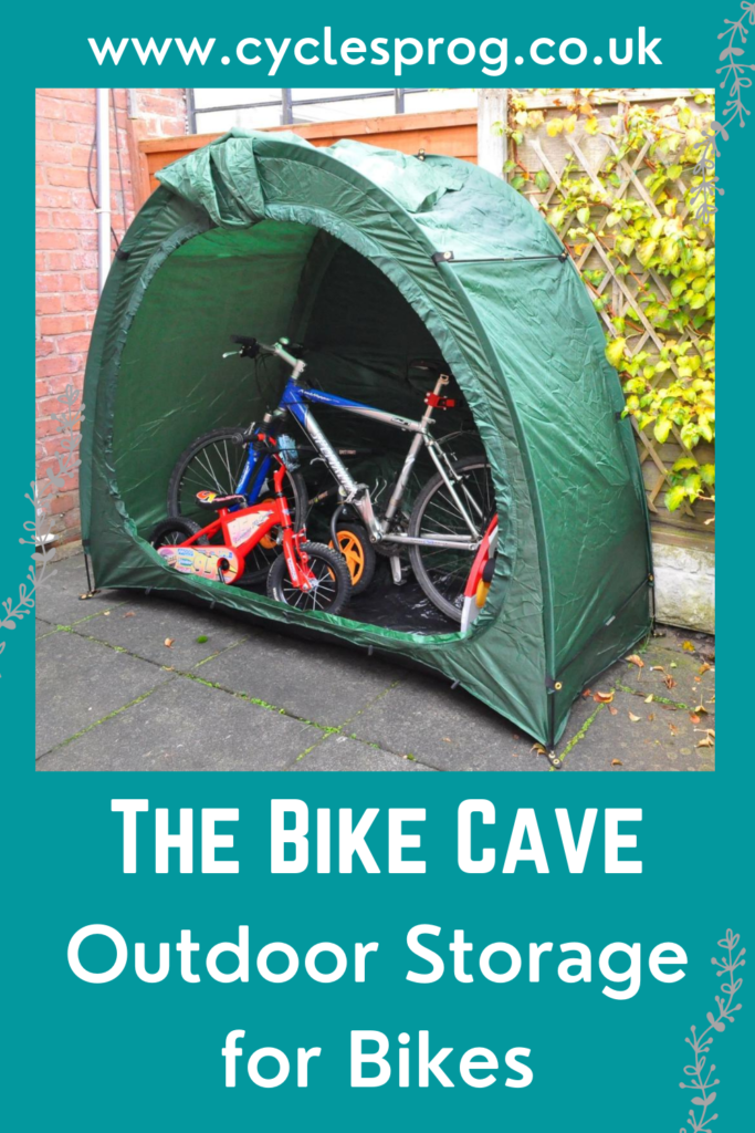 Tent for storing bikes outside throughout the winter