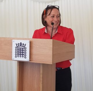 Rachel Kirkwood - Cycling UK Trustee at the launch of the Women's Cycling Festival 2019