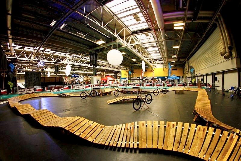 Pump track at the 2019 Cycle Show