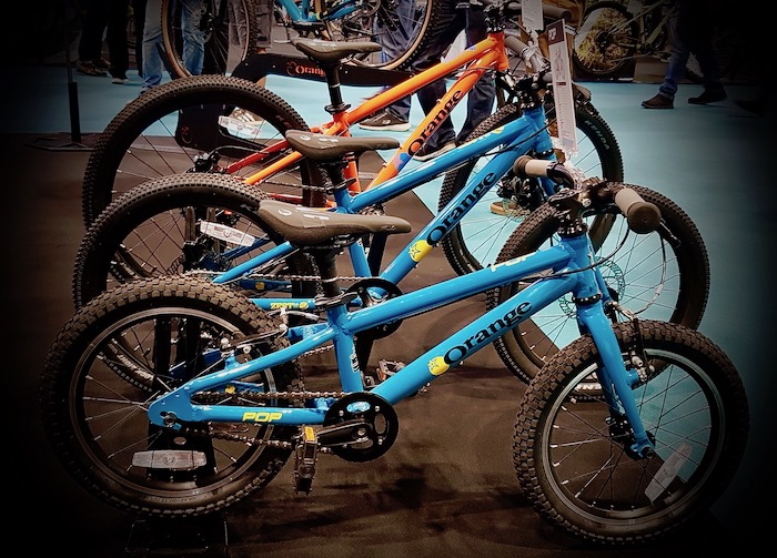 Cycle Show 2019 - Orange kids bikes now in blue too!