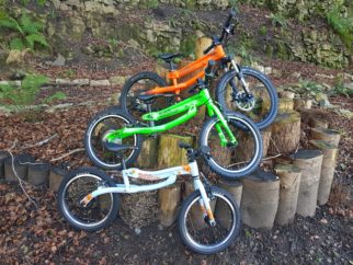 Black Mountain Skog, Hutto and Kapel 3 bikes together