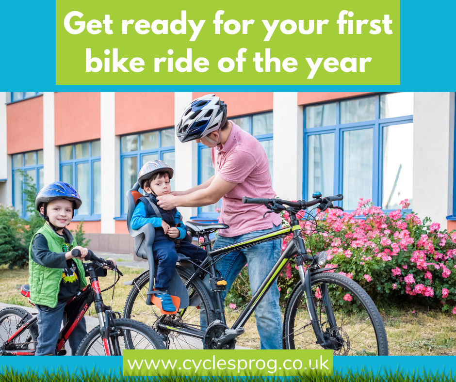 Get ready for your first bike ride of the year