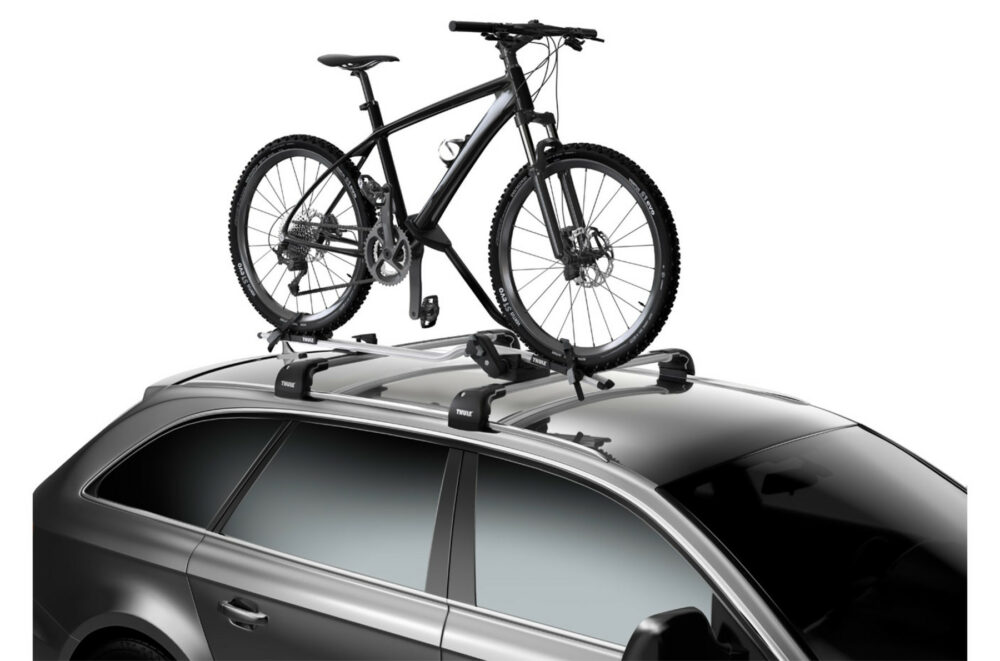 Thule roof mounted FreeRide bike carrier