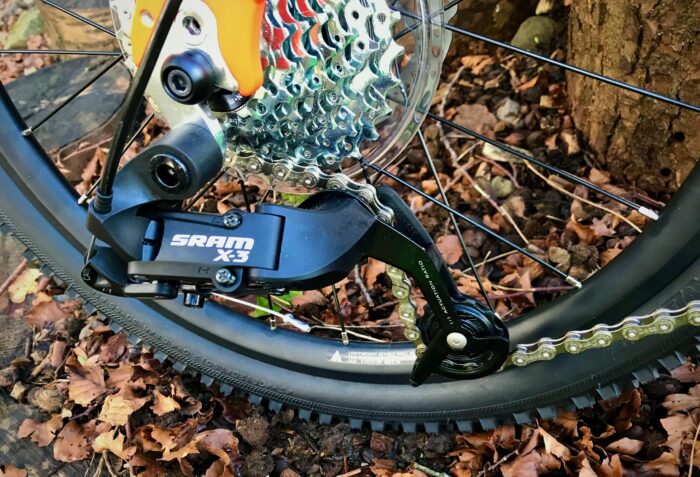 Black Mountain HÜTTO rear derailleur and cassette