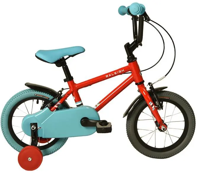 Raleigh Pop 14 Kids Bike With Stabilisers Cycle Sprog Raleigh Pop 14 Kids Bike With Stabilisers Cycle Sprog