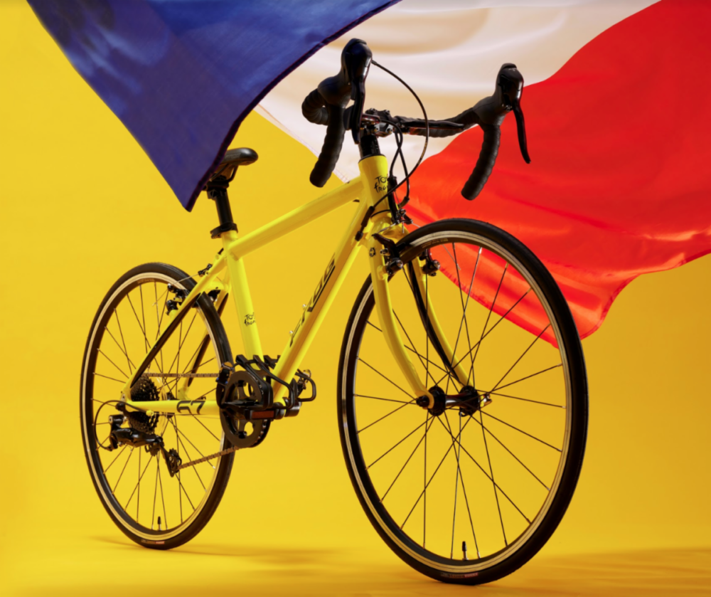 Frog Bikes yellow kids Tour de France bike