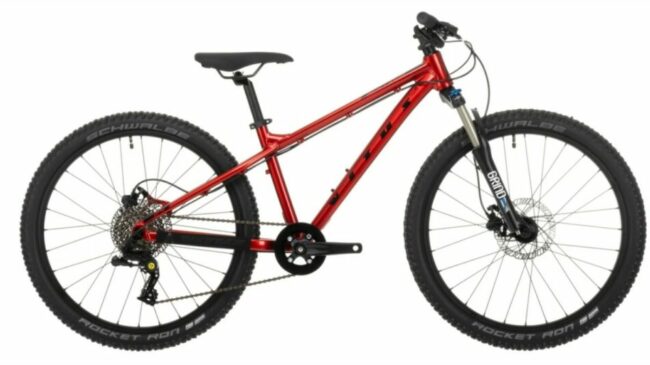 Vitus Nucleus 24 - a great value, well specificed kids mountain bike with 24" wheels - perfect for 8 year olds