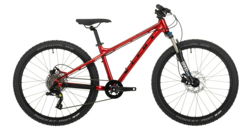 Vitus Nucleus 24 - a great value, well specificed kids mountain bike with 24" wheels - perfect for 8 year olds