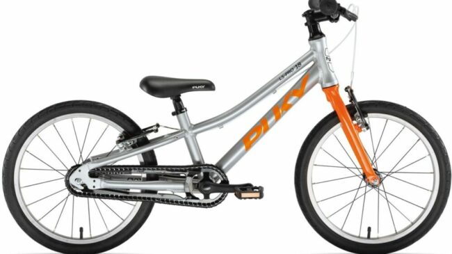 The Puky LS Pro 18 is an 18" wheel bike designed for a child aged 5 years and over