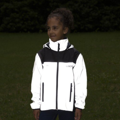 viz reflective hi viz kids cycling jacket