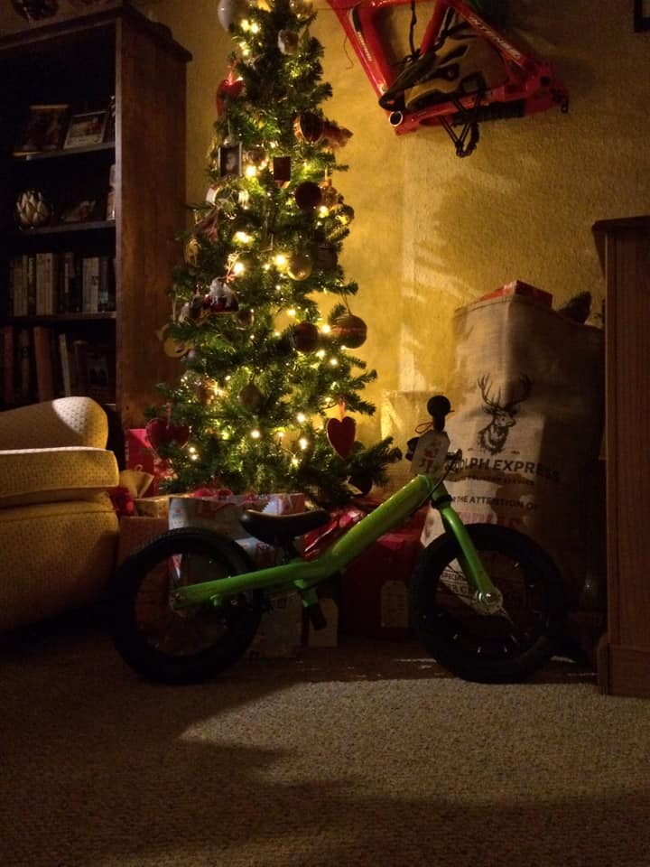 Do I need to wrap my child's bike, or can I just leave it under the Chriistmas tree?