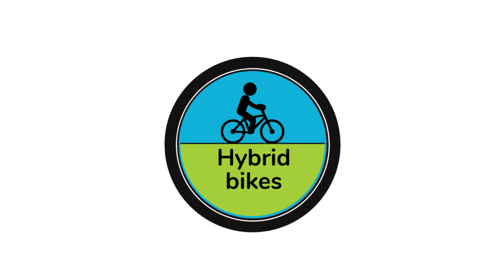 Hybrid bike logo