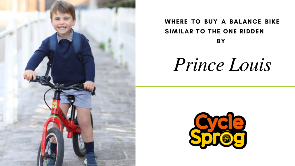 Prince Louis balance bike