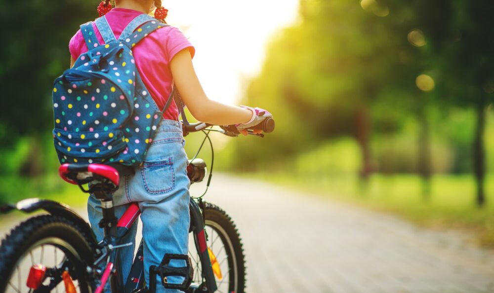 making sure your kid's bike is the right size for them is important