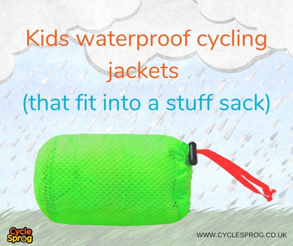 packable waterproof cycling jackets for kids