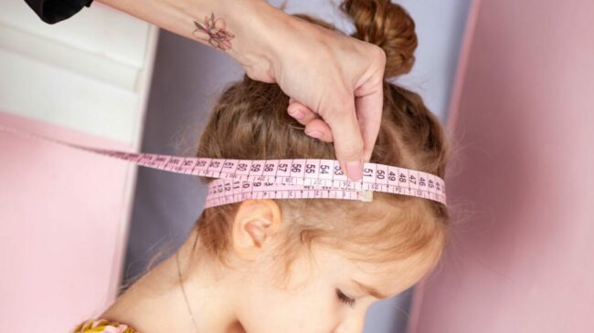 How not to measure your child's head for a bike helmet