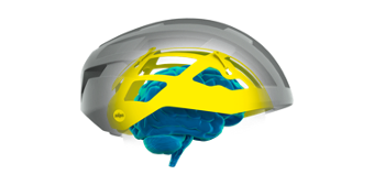 MIPS kids cycle helmet illustration