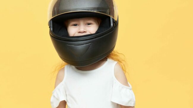 Full faced cycle helmet Does my child need a full faced cycle helmet