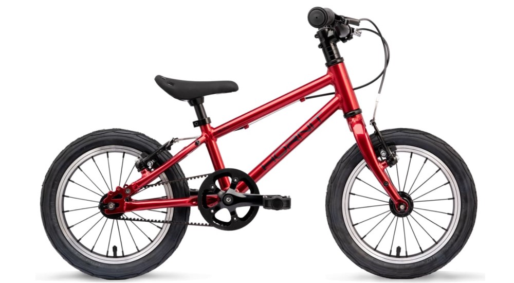 Hornit Hero 16 - a kids bike with a belt drive train rather than a chain