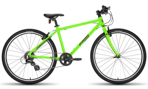 Frog 73 Green 2021 = a 26" wheel kids bike that is good for riding on a wide range of terrains