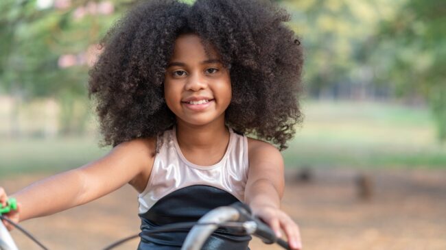 Afro hair Afro Hair bike helmet