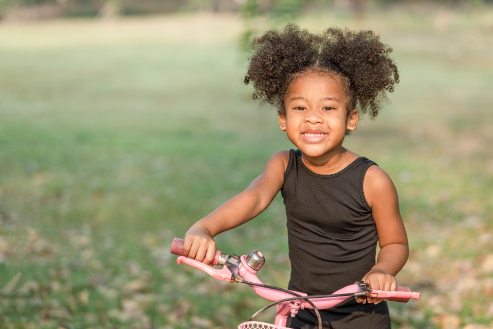 Afro hair child afro hair