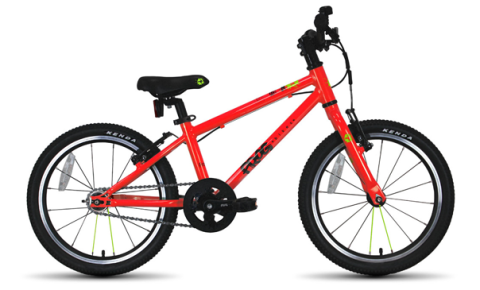 Photo of Frog 47 18" wheel kids bike in red - a good choice larger pedal bike without gears