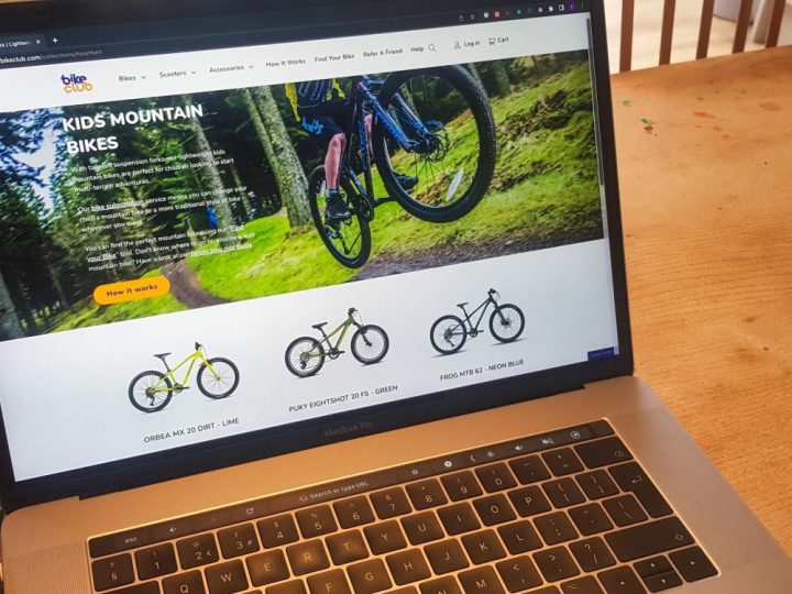 Using the Bike Club website is really easy 