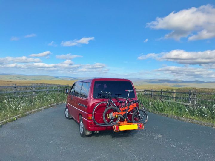 Pendle W2 two bike carrier in use