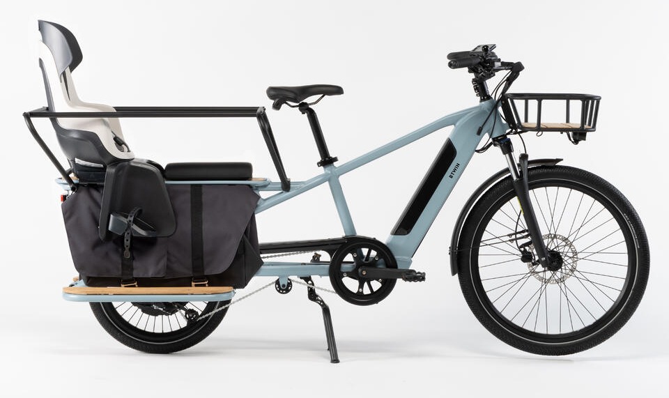 Decathlon Elops R500 best electric longtail cargo bike