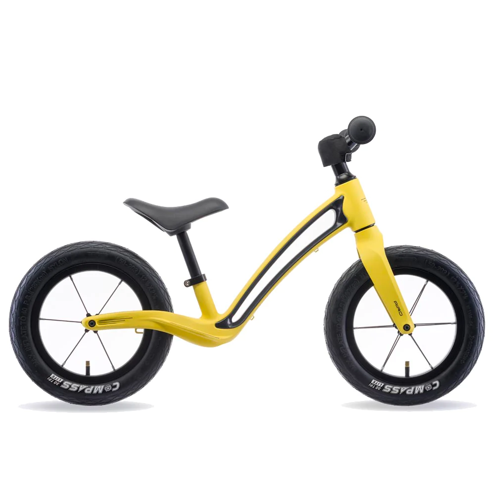 yellow balance bike