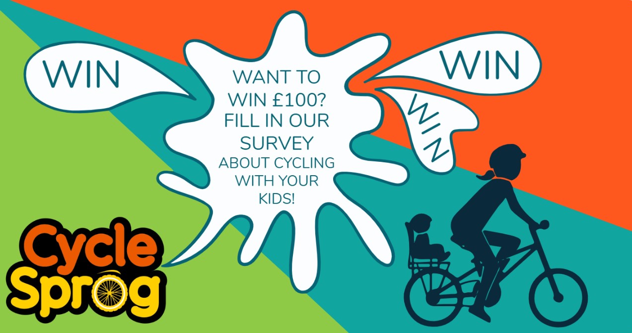 Win £100 voucher to spend on kids bike clothing in the Cycle Sprog survey