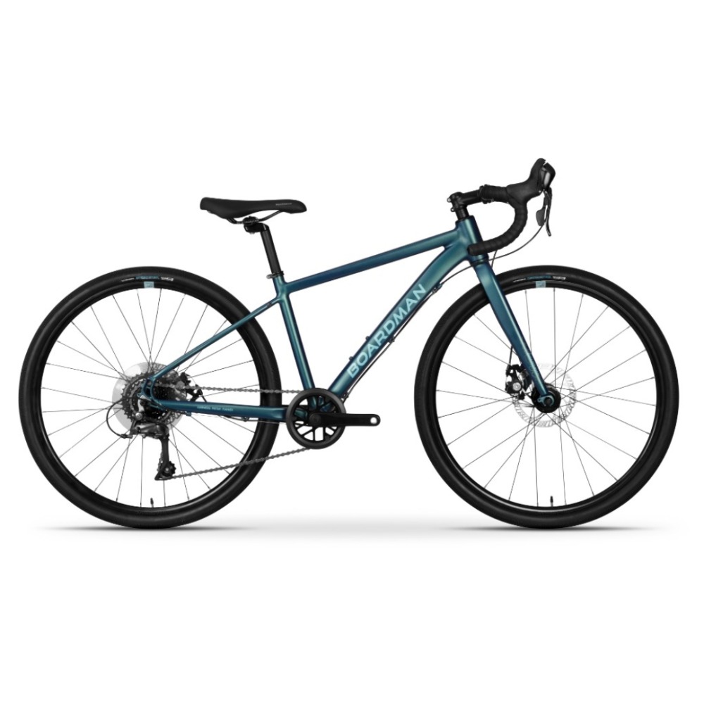 Best 26" kids' bikes: A grey Boardman ADV JNR 26 adventure bike on a plain background