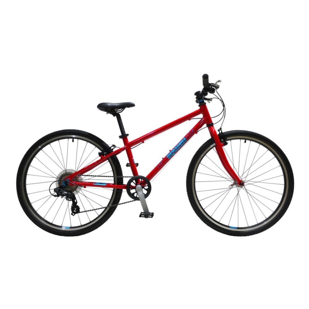 Best 26" kids' bikes: A red Squish 26 hybrid bike pictured on a plain background