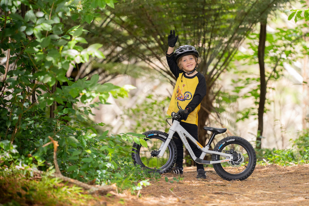 Kids Ride Shotgun balance bike trails kids off road