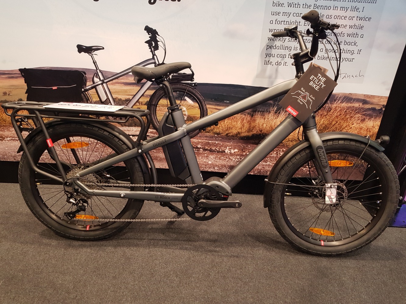 Benno boost cargo bike - family cycling