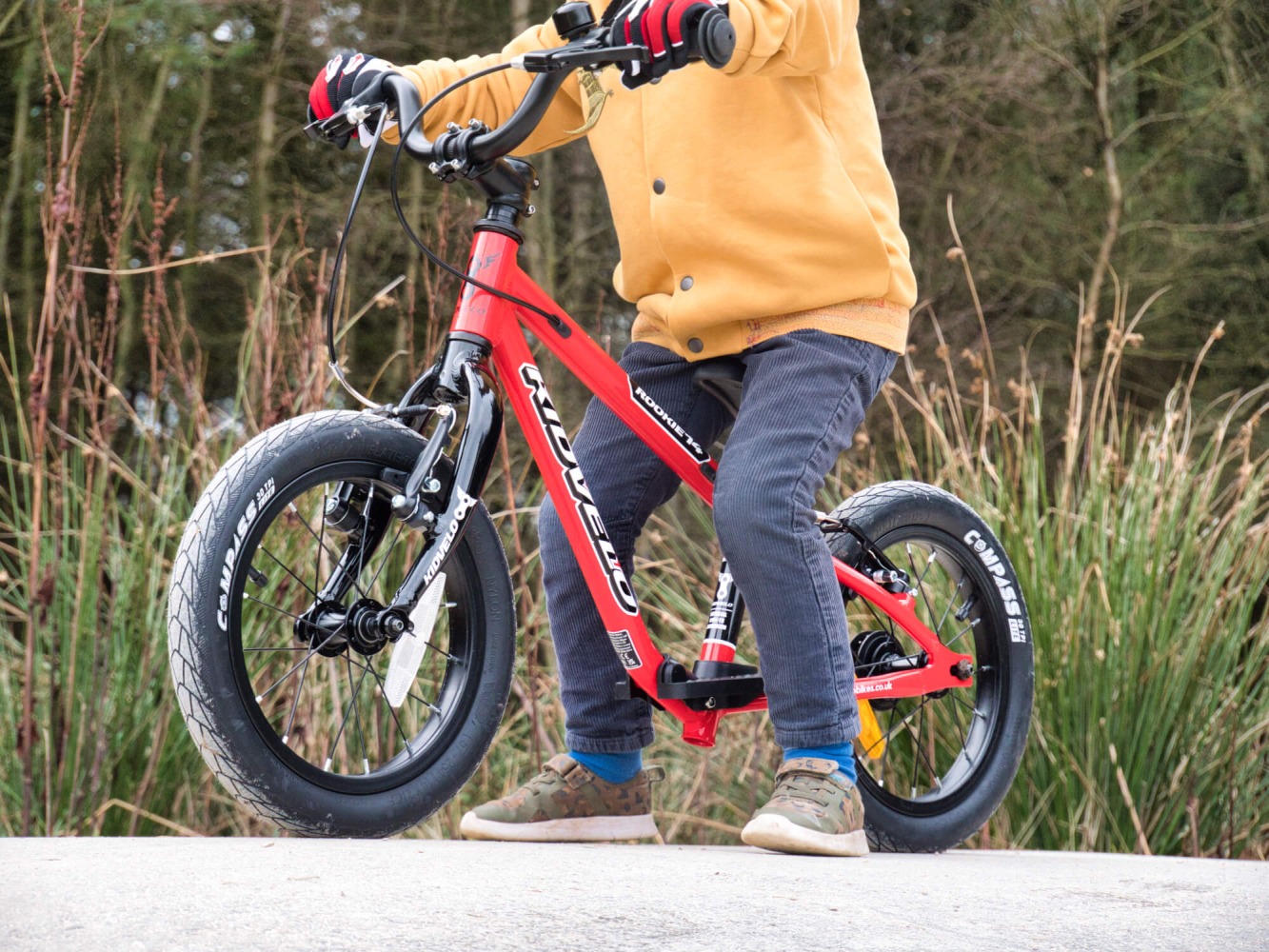 Riding the kidvelo rookie 14 kids balance bike - review 