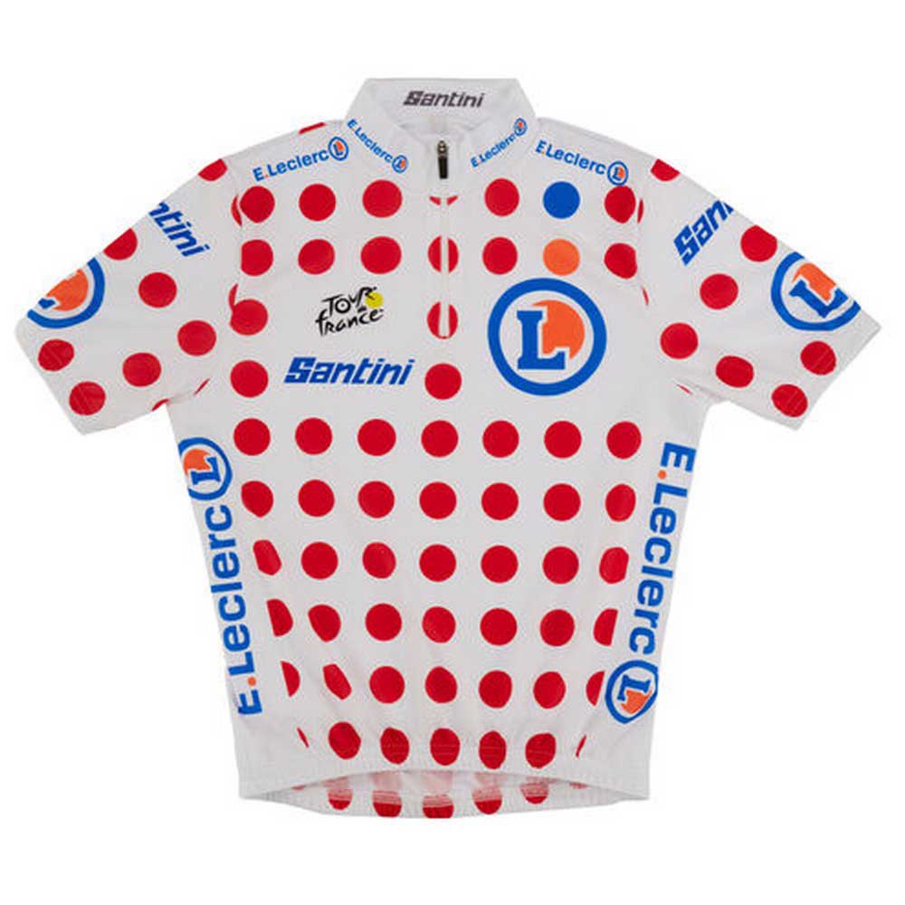 Santini Tour de France kids jersey polka dot jersey