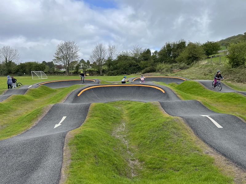 Family cycling routes around Cumbria and the Lake District - bike pump tracks