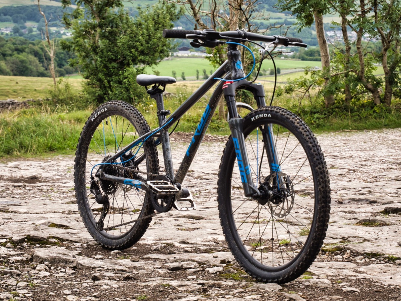 Blue and Grey Frog 62 MTB