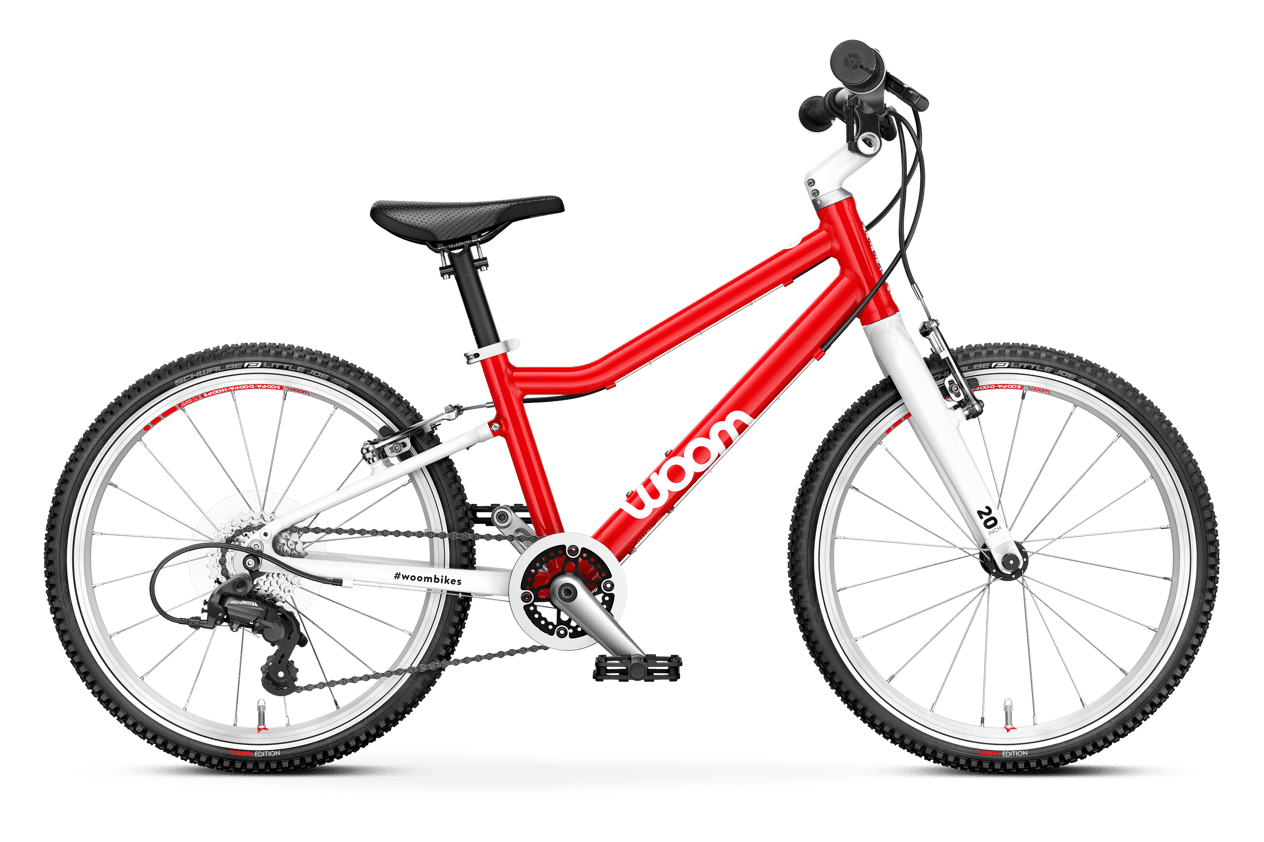 woom ORIGINAL 4 geared bike in red