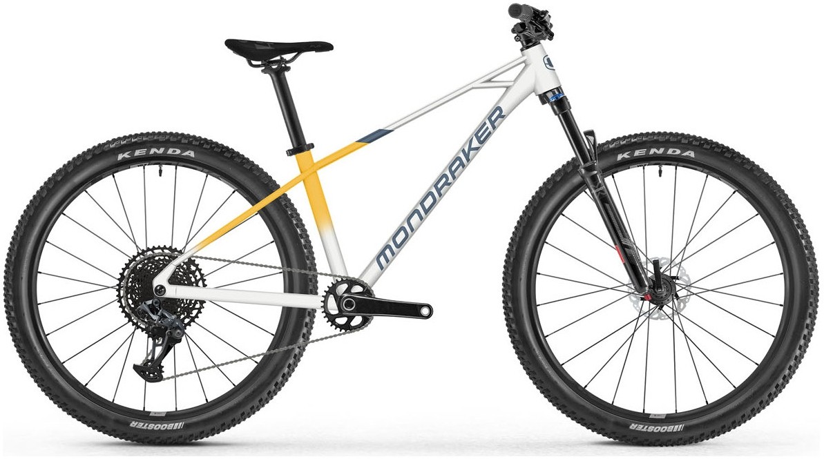 Best 26" mountain bikes for kids: A Mondraker Trick 26 mountain bike on a plain background
