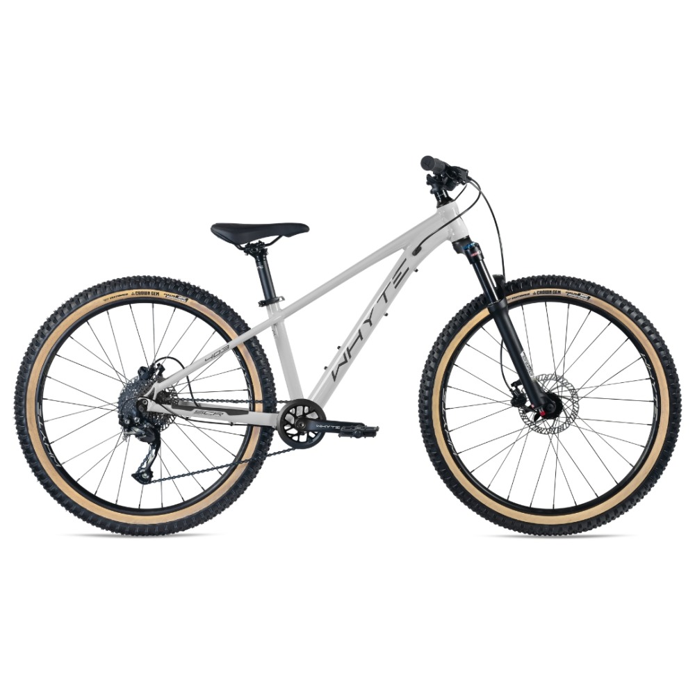 Best 26" mountain bikes for kids: A Whyte 403 on a plain background